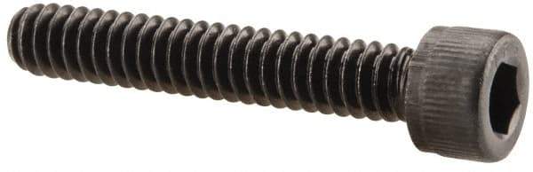 Value Collection - #10-24 UNC Hex Socket Drive, Socket Cap Screw - Alloy Steel, Black Oxide Finish, Fully Threaded, 1-1/8" Length Under Head - Industrial Tool & Supply