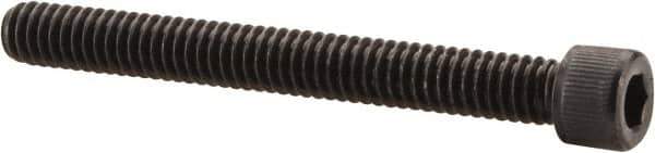 Value Collection - #12-24 UNC Hex Socket Drive, Socket Cap Screw - Alloy Steel, Black Oxide Finish, Partially Threaded, 2" Length Under Head - Industrial Tool & Supply