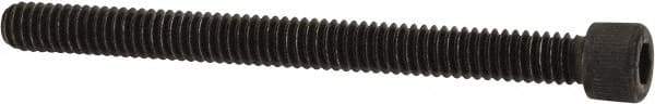 Value Collection - #12-24 UNC Hex Socket Drive, Socket Cap Screw - Alloy Steel, Black Oxide Finish, Partially Threaded, 2-1/2" Length Under Head - Industrial Tool & Supply