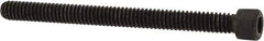 Value Collection - #12-24 UNC Hex Socket Drive, Socket Cap Screw - Alloy Steel, Black Oxide Finish, Partially Threaded, 2-1/2" Length Under Head - Industrial Tool & Supply