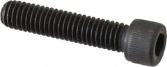 Value Collection - #12-28 UNF Hex Socket Drive, Socket Cap Screw - Alloy Steel, Black Oxide Finish, Fully Threaded, 1" Length Under Head - Industrial Tool & Supply