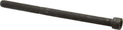Value Collection - 1/4-20 UNC Hex Socket Drive, Socket Cap Screw - Alloy Steel, Black Oxide Finish, Partially Threaded, 3-3/4" Length Under Head - Industrial Tool & Supply