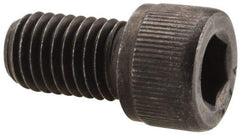 Value Collection - 1/4-28 UNF Hex Socket Drive, Socket Cap Screw - Alloy Steel, Black Oxide Finish, Fully Threaded, 7/16" Length Under Head - Industrial Tool & Supply