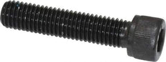 Value Collection - 1/4-28 UNF Hex Socket Drive, Socket Cap Screw - Alloy Steel, Black Oxide Finish, Fully Threaded, 1-1/8" Length Under Head - Industrial Tool & Supply