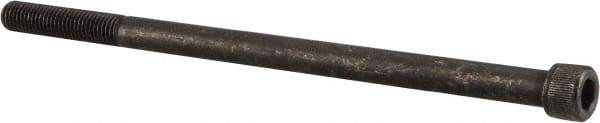Value Collection - 1/4-28 UNF Hex Socket Drive, Socket Cap Screw - Alloy Steel, Black Oxide Finish, Partially Threaded, 4-1/2" Length Under Head - Industrial Tool & Supply