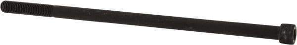 Value Collection - 1/4-28 UNF Hex Socket Drive, Socket Cap Screw - Alloy Steel, Black Oxide Finish, Partially Threaded, 5-1/2" Length Under Head - Industrial Tool & Supply