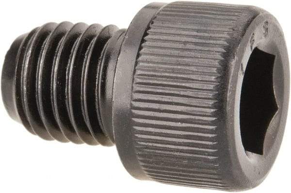Value Collection - 5/16-24 UNF Hex Socket Drive, Socket Cap Screw - Alloy Steel, Black Oxide Finish, Fully Threaded, 3/8" Length Under Head - Industrial Tool & Supply