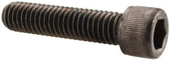 Value Collection - 3/8-16 UNC Hex Socket Drive, Socket Cap Screw - Alloy Steel, Black Oxide Finish, Partially Threaded, 1-5/8" Length Under Head - Industrial Tool & Supply