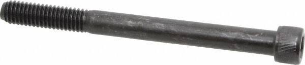 Value Collection - 3/8-16 UNC Hex Socket Drive, Socket Cap Screw - Alloy Steel, Black Oxide Finish, Partially Threaded, 4-1/4" Length Under Head - Industrial Tool & Supply