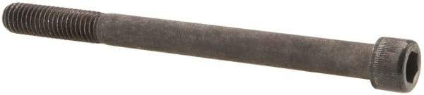 Value Collection - 3/8-16 UNC Hex Socket Drive, Socket Cap Screw - Alloy Steel, Black Oxide Finish, Partially Threaded, 4-3/4" Length Under Head - Industrial Tool & Supply