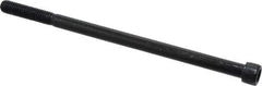 Value Collection - 3/8-16 UNC Hex Socket Drive, Socket Cap Screw - Alloy Steel, Black Oxide Finish, Partially Threaded, 7" Length Under Head - Industrial Tool & Supply