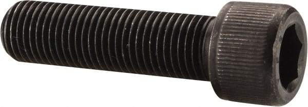Value Collection - 3/8-24 UNF Hex Socket Drive, Socket Cap Screw - Alloy Steel, Black Oxide Finish, Fully Threaded, 1-3/8" Length Under Head - Industrial Tool & Supply