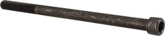 Value Collection - 3/8-24 UNF Hex Socket Drive, Socket Cap Screw - Alloy Steel, Black Oxide Finish, Partially Threaded, 6" Length Under Head - Industrial Tool & Supply
