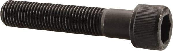 Value Collection - 7/16-20 UNF Hex Socket Drive, Socket Cap Screw - Alloy Steel, Black Oxide Finish, Partially Threaded, 2-1/4" Length Under Head - Industrial Tool & Supply