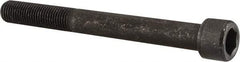 Value Collection - 7/16-20 UNF Hex Socket Drive, Socket Cap Screw - Alloy Steel, Black Oxide Finish, Partially Threaded, 4" Length Under Head - Industrial Tool & Supply