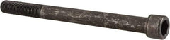 Value Collection - 7/16-20 UNF Hex Socket Drive, Socket Cap Screw - Alloy Steel, Black Oxide Finish, Partially Threaded, 5" Length Under Head - Industrial Tool & Supply