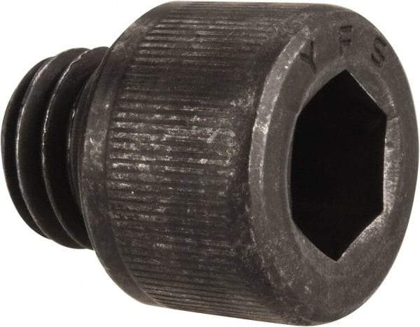 Value Collection - 1/2-13 UNC Hex Socket Drive, Socket Cap Screw - Alloy Steel, Black Oxide Finish, Fully Threaded, 3/8" Length Under Head - Industrial Tool & Supply