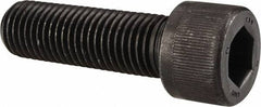 Value Collection - 9/16-18 UNF Hex Socket Drive, Socket Cap Screw - Alloy Steel, Black Oxide Finish, Fully Threaded, 1-1/2" Length Under Head - Industrial Tool & Supply