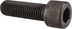 Value Collection - 9/16-18 UNF Hex Socket Drive, Socket Cap Screw - Alloy Steel, Black Oxide Finish, Fully Threaded, 2" Length Under Head - Industrial Tool & Supply