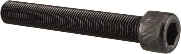 Value Collection - 9/16-18 UNF Hex Socket Drive, Socket Cap Screw - Alloy Steel, Black Oxide Finish, Partially Threaded, 3" Length Under Head - Industrial Tool & Supply