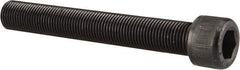 Value Collection - 9/16-18 UNF Hex Socket Drive, Socket Cap Screw - Alloy Steel, Black Oxide Finish, Partially Threaded, 4" Length Under Head - Industrial Tool & Supply