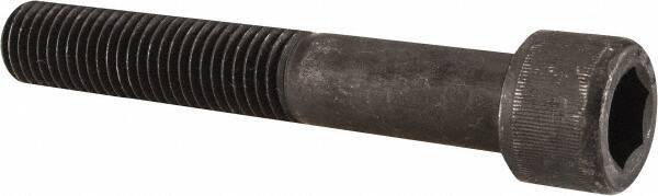 Value Collection - 3/4-10 UNC Hex Socket Drive, Socket Cap Screw - Alloy Steel, Black Oxide Finish, Partially Threaded, 4-3/4" Length Under Head - Industrial Tool & Supply