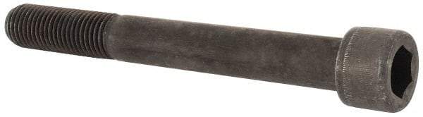 Value Collection - 7/8-9 UNC Hex Socket Drive, Socket Cap Screw - Alloy Steel, Black Oxide Finish, Partially Threaded, 7-1/2" Length Under Head - Industrial Tool & Supply