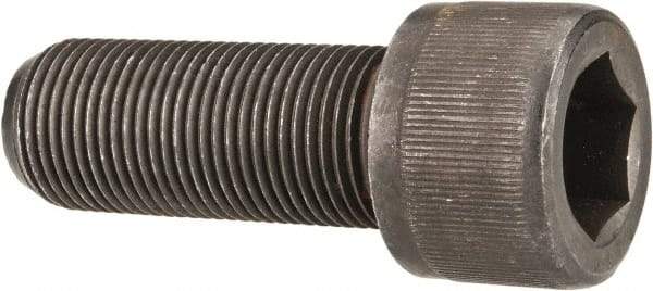 Value Collection - 7/8-14 UNF Hex Socket Drive, Socket Cap Screw - Alloy Steel, Black Oxide Finish, Fully Threaded, 2-1/4" Length Under Head - Industrial Tool & Supply