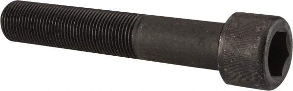Value Collection - 7/8-14 UNF Hex Socket Drive, Socket Cap Screw - Alloy Steel, Black Oxide Finish, Partially Threaded, 5" Length Under Head - Industrial Tool & Supply