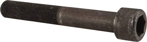 Value Collection - 7/8-14 UNF Hex Socket Drive, Socket Cap Screw - Alloy Steel, Black Oxide Finish, Partially Threaded, 6" Length Under Head - Industrial Tool & Supply