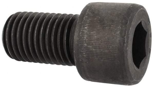 Value Collection - 1-8 UNC Hex Socket Drive, Socket Cap Screw - Alloy Steel, Black Oxide Finish, Fully Threaded, 1-3/4" Length Under Head - Industrial Tool & Supply
