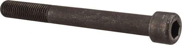 Value Collection - 1-8 UNC Hex Socket Drive, Socket Cap Screw - Alloy Steel, Black Oxide Finish, Partially Threaded, 9" Length Under Head - Industrial Tool & Supply