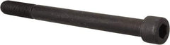 Value Collection - 1-8 UNC Hex Socket Drive, Socket Cap Screw - Alloy Steel, Black Oxide Finish, Partially Threaded, 12" Length Under Head - Industrial Tool & Supply