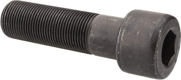 Value Collection - 1-14 UNF Hex Socket Drive, Socket Cap Screw - Alloy Steel, Black Oxide Finish, Partially Threaded, 3-1/2" Length Under Head - Industrial Tool & Supply