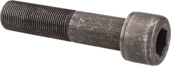 Value Collection - 1-14 UNF Hex Socket Drive, Socket Cap Screw - Alloy Steel, Black Oxide Finish, Partially Threaded, 4-1/2" Length Under Head - Industrial Tool & Supply