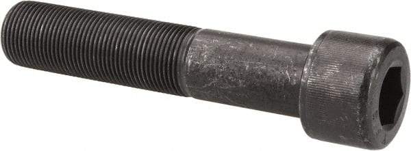 Value Collection - 1-14 UNF Hex Socket Drive, Socket Cap Screw - Alloy Steel, Black Oxide Finish, Partially Threaded, 5" Length Under Head - Industrial Tool & Supply