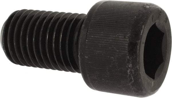 Value Collection - 1-1/8 - 7 UNC Hex Socket Drive, Socket Cap Screw - Alloy Steel, Black Oxide Finish, Fully Threaded, 2" Length Under Head - Industrial Tool & Supply