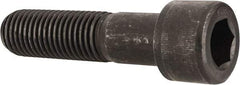 Value Collection - 1-1/8 - 7 UNC Hex Socket Drive, Socket Cap Screw - Alloy Steel, Black Oxide Finish, Partially Threaded, 4-1/2" Length Under Head - Industrial Tool & Supply
