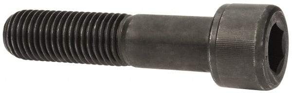 Value Collection - 1-1/8 - 7 UNC Hex Socket Drive, Socket Cap Screw - Alloy Steel, Black Oxide Finish, Partially Threaded, 5" Length Under Head - Industrial Tool & Supply
