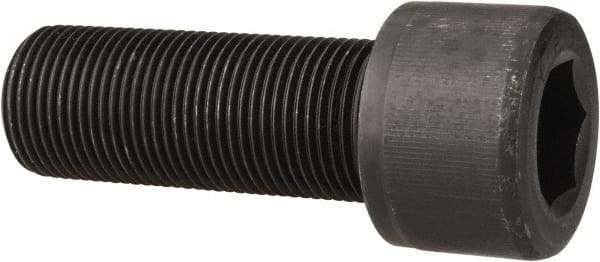 Value Collection - 1-1/8 - 12 UNF Hex Socket Drive, Socket Cap Screw - Alloy Steel, Black Oxide Finish, Fully Threaded, 3" Length Under Head - Industrial Tool & Supply