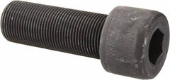 Value Collection - 1-1/4 - 12 UNF Hex Socket Drive, Socket Cap Screw - Alloy Steel, Black Oxide Finish, Fully Threaded, 3-1/2" Length Under Head - Industrial Tool & Supply