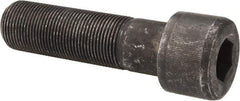 Value Collection - 1-1/4 - 12 UNF Hex Socket Drive, Socket Cap Screw - Alloy Steel, Black Oxide Finish, Partially Threaded, 4-1/2" Length Under Head - Industrial Tool & Supply