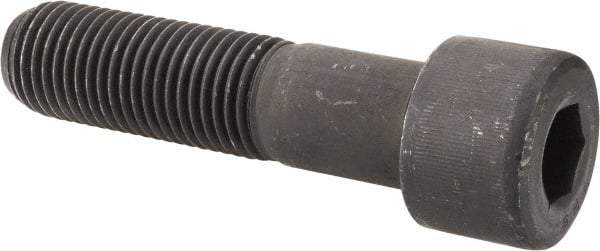 Value Collection - 1-1/2 - 6 UNC Hex Socket Drive, Socket Cap Screw - Alloy Steel, Black Oxide Finish, Partially Threaded, 6" Length Under Head - Industrial Tool & Supply