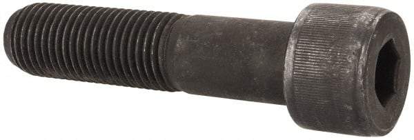 Value Collection - 1-1/2 - 6 UNC Hex Socket Drive, Socket Cap Screw - Alloy Steel, Black Oxide Finish, Partially Threaded, 6-1/2" Length Under Head - Industrial Tool & Supply