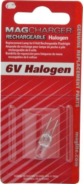 Mag-Lite - Halogen Bulb - Clear, Compatible With RE1019 Flashlights - Industrial Tool & Supply