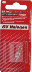 Mag-Lite - Halogen Bulb - Clear, Compatible With RE1019 Flashlights - Industrial Tool & Supply