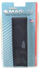 Mag-Lite - Nylon Mini/Pocket Flashlight Belt Holster - Black, Compatible with Maglite AA Batteries - Industrial Tool & Supply