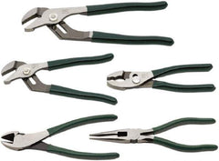 SK - 5 Piece Plier Set - Comes in Kit Roll - Industrial Tool & Supply
