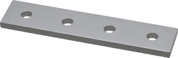 80/20 Inc. - 7/8" Wide, 4" High, Open Shelving 4 Hole Joining Strip - Aluminum, Use with Series 10 & Bolt Kit 3321 - Industrial Tool & Supply