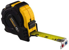 Komelon - 16' x 1" Yellow Blade Tape Measure - 1/16" Graduation, Inch Graduation Style, Yellow/Black Case - Industrial Tool & Supply